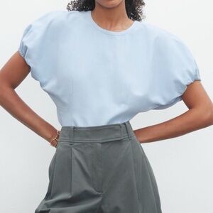 Club Monaco Gathered Dolman blouse M